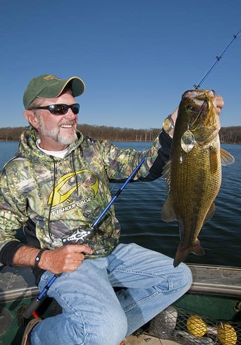 Slow-Rolling Spinnerbaits for Fall Largemouths